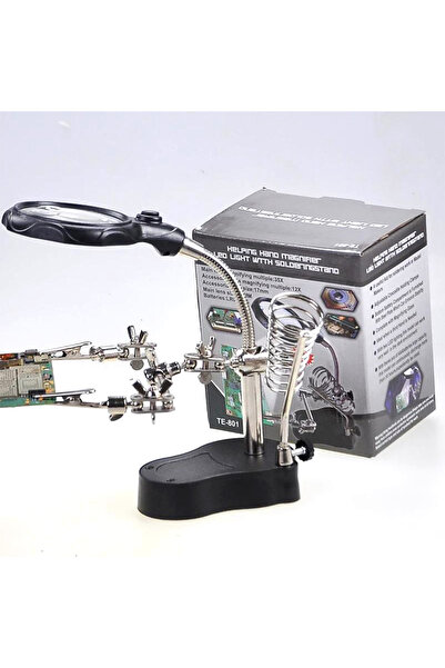Choice TE-801 TE-801 Welding Auxiliary Clip Magnifier Electric Soldering Iron...