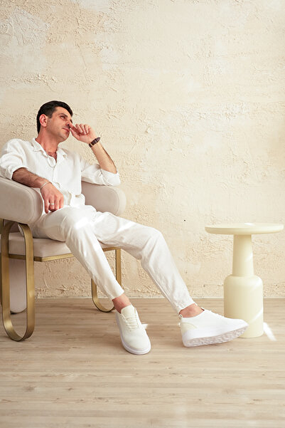 KUBACK Legend is back Kb-M101 Kuback White Knitwear Casual Men's Shoes