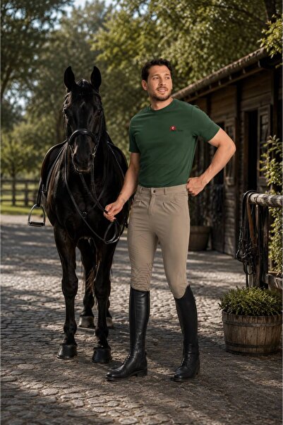 PEUR RIDER SHOP Active Men's Knee Riding Pants Oliv