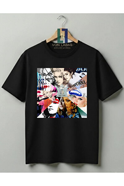 Grafftee Clothing Unisex Cotton Premium Madonna Design T-Shirt