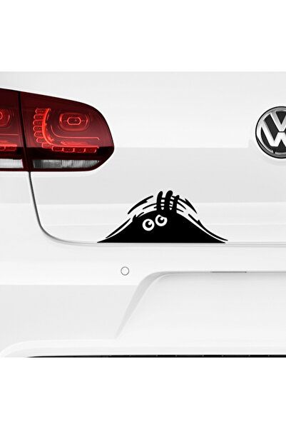 OEM Sticker auto (30cm) - Monstru negru