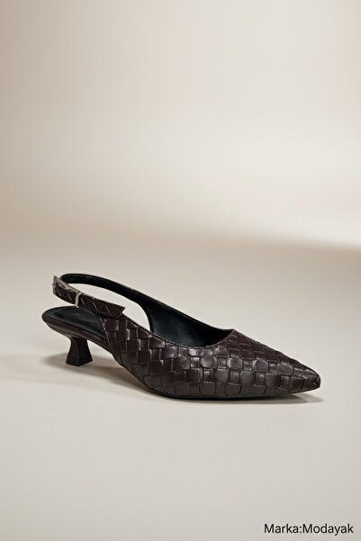 Modayak ΠΑΠΟΥΤΣΙΑ ΑΠΟ ΔΕΡΜΑ ΜΕ ΚΟΝΤΟ ΤΑΚΟΥΝΙ ΣΕ ΚΑΦΕ ΑΠΟΧΡΩΣΗ