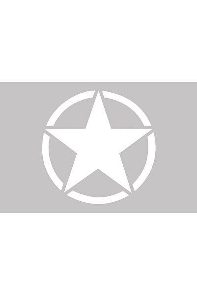 Angels Auto Sticker Stea ALB Universal compatibil cu Jeep, SUV, sau alte Auto...