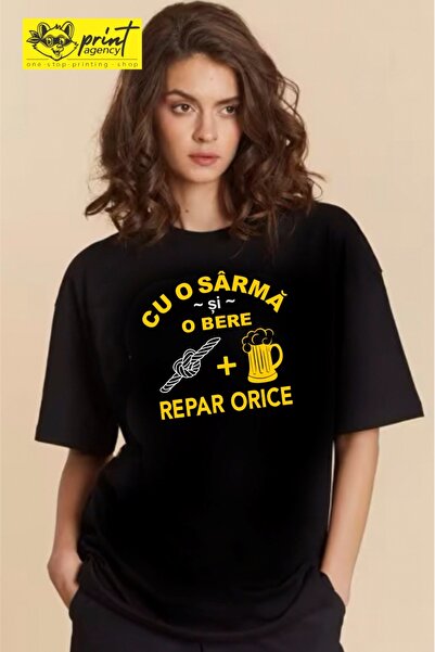 Malfini Tricou cu maneca scurta amuzant Mester Sarma si Bere