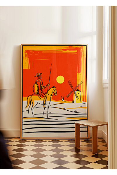 ARTHOUSECOLLECTIVE Ντον Κιχώτης - Συλλογή Γραμμικών Σχεδίων - Αφίσα χωρίς πλα...