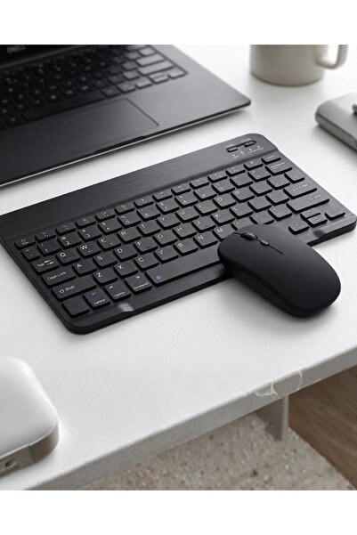 LTG Nova Kablosuz Bluetooth Klavye Mouse Seti Wireless Sessiz İnce Tasarım Ço...