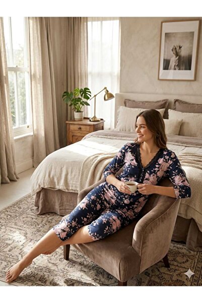 Lovella ΣΕΤ ΠΙΤΖΑΜΑΣ ΚΑΠΡΙ ΜΕ ΚΟΝΤΟ ΜΑΝΙΚΙ ΚΑΙ ΚΟΥΜΠΙΑ ΜΠΡΟΣΤΑ 15090