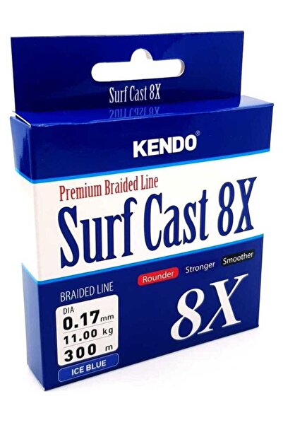 Kendo Surf Cast 8X Fighting 300 mt Örgü İp ( ICE BLUE)