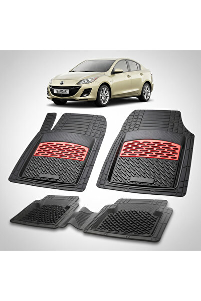 TEAMCAR Covorașe compatibile pentru Mazda 3 BL Sedan 2009-2013 |   Roșu
