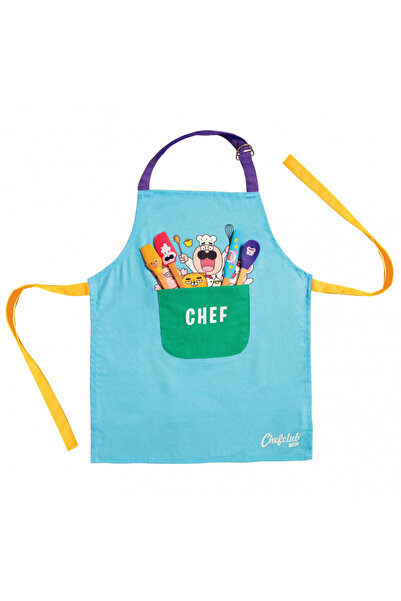 Chefclub kids Sort de bucatarie pentru copii albastru,