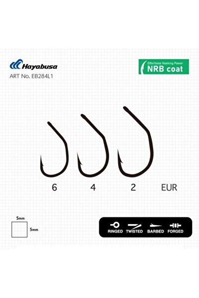 HAYABUSA M1 Sazan İğnesi Dövme Teflon Black 10lu Paket Standart - 4
