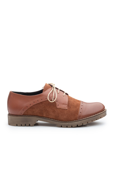 UrbanShoes Pantofi casual dama din piele naturala, Leofex - 399 taupe box