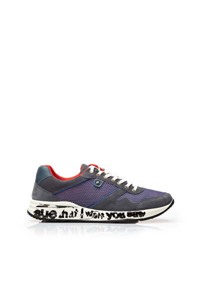 UrbanShoes Pantofi sport barbati din piele naturala, Leofex - 883 blug sint