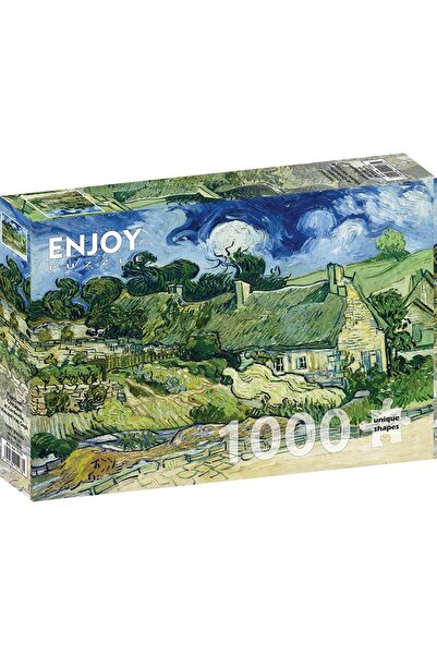 Enjoy Puzzle Παζλ 1000 Κομματιών - Βίνσεντ Βαν Γκογκ: Αχυρένιες Εξοχικές Κατο...
