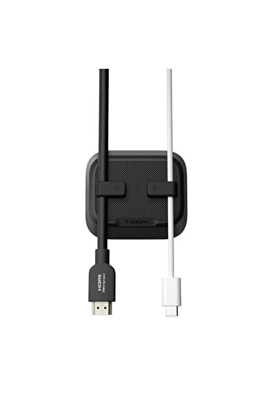 Spigen - Magnetic Cable Holder LD103 (APP11145) - Black, stable connection