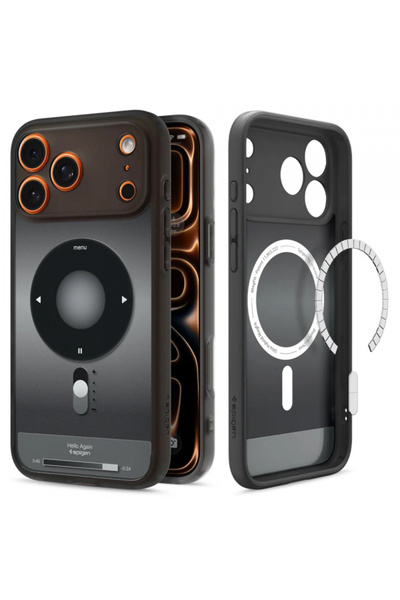 Spigen Θήκη MagSafe για Apple iPhone 17 Pro, Spigen, Ultra Hybrid Classic, Μαύρο