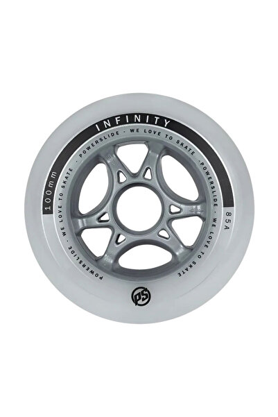 Powerslide 100/85A ΤΡΟΧΟΣ INFINITY - ΓΚΡΙ/ΑΣΗΜΙ (4 ΤΕΜ.)