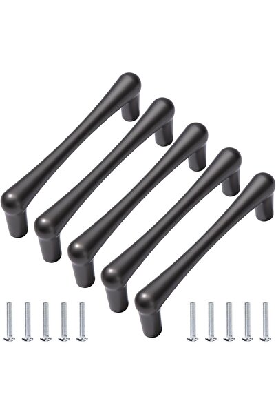 ZLL Σετ 5 λαβών επίπλων 10.9 εκ. (9.6 εκ.), μαύρες