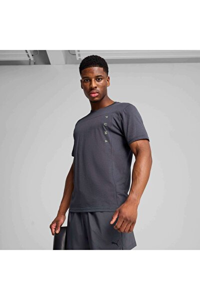 Puma TAD TECH Triblend Tee Gri Erkek T-Shirt