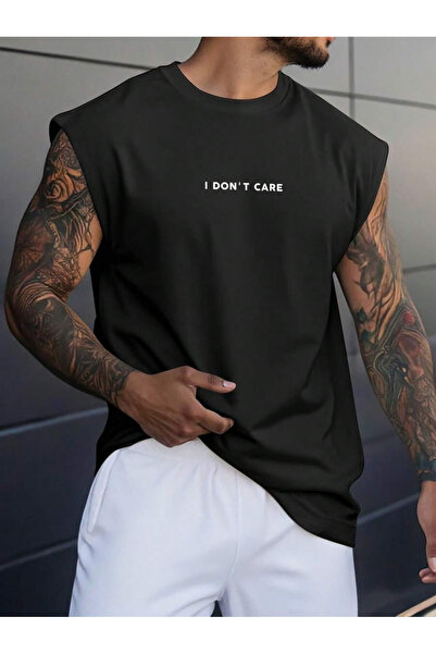 bellanova Printed Sleeveless Tshirt Men's Zero Sleeve Clothing Sportswear Ove...