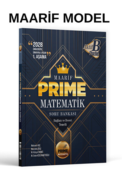 Aktif Öğrenme Yayınları Aktif Öğrenme TYT Maarif Prime Matematik Soru Bankası...
