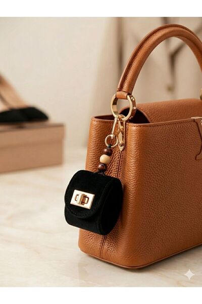 othobag Premium Suede Ethnic Patterned Mini Coin Purse and AirPods Wallet Sha...
