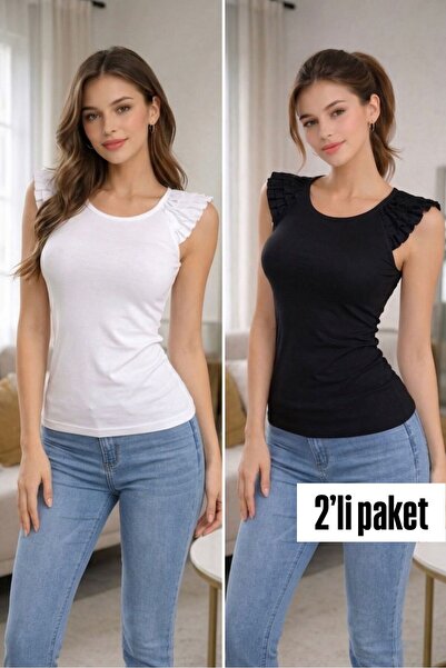 BEHLIVE Γυναικείο κορμάκι με βολάν από λύκρα