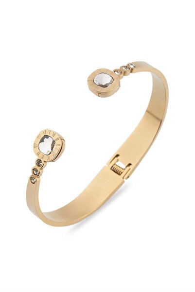 Bozhi Bracelet Stainless Steel Gold Daily Elegance Handcuff Stylish Gift