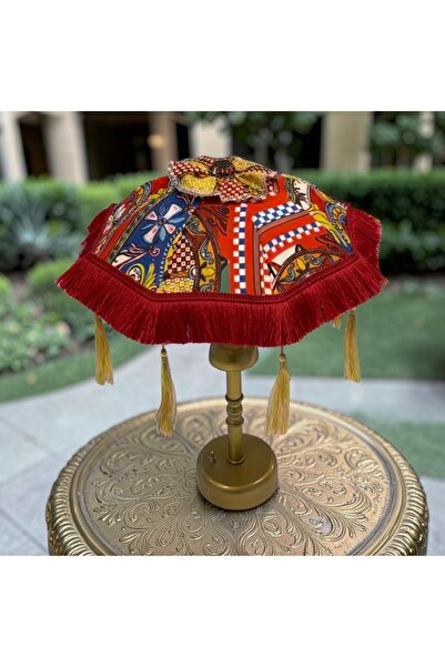 Fleurs Chic Kırmızı Bali Şemsiyesi