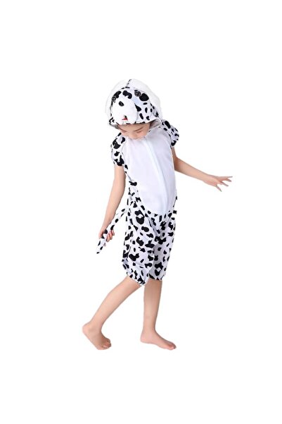 Funny Party Shop Costum carnaval copii Catel Dalmatian, 9-10 ani, 132-140cm