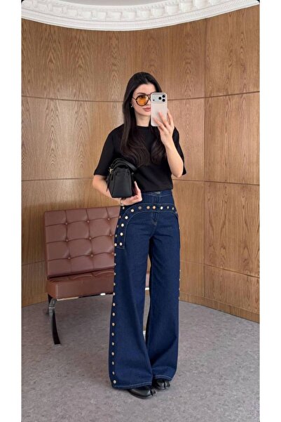 Kedi Fashion Tasarım model denim pantolon