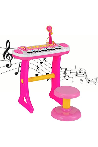 COSTWAY Orga pentru copii cu 31 de butoane, instrument muzical portabil cu mu...