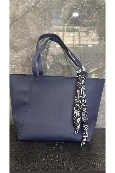 lüxeva35 Large Size Lacost Leather Scarf Hand and Shoulder Bag with Gift