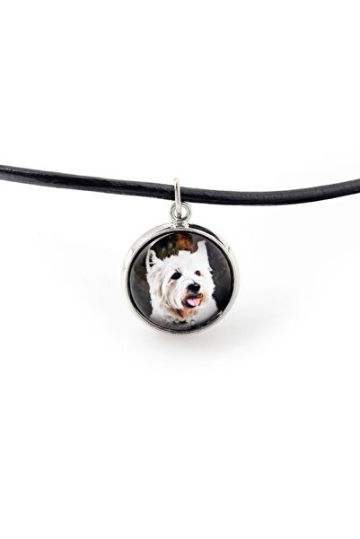 Art - Dog West Highland White Terrier - pandantiv pentru colier cu fotografia...