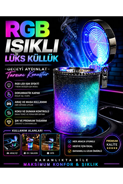 YMÇ DETAILING & AUTOMOTIVE RGB IŞIKLI LÜKS KÜLLÜK