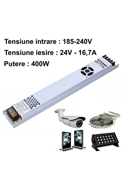 Stef's Cat Sursa de Alimentare Slim 24V-16,7A / 400W,