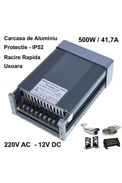 Stef's Cat Sursa Alimentare de Exterior 12V-500W / 41,7A,