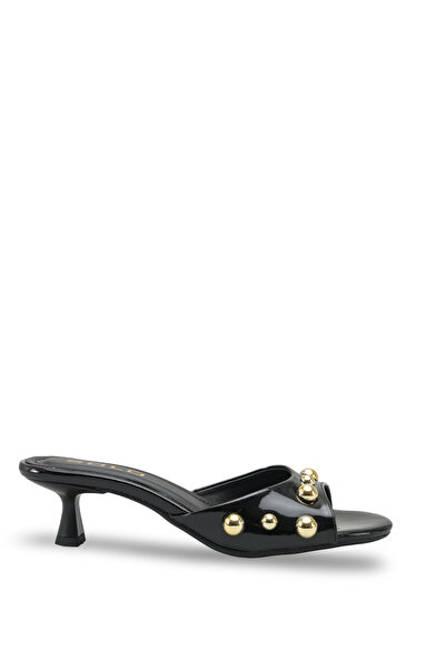 DELSOLERA Women's Patent Leather Stylish New Season Pointed Toe Staple Detail...