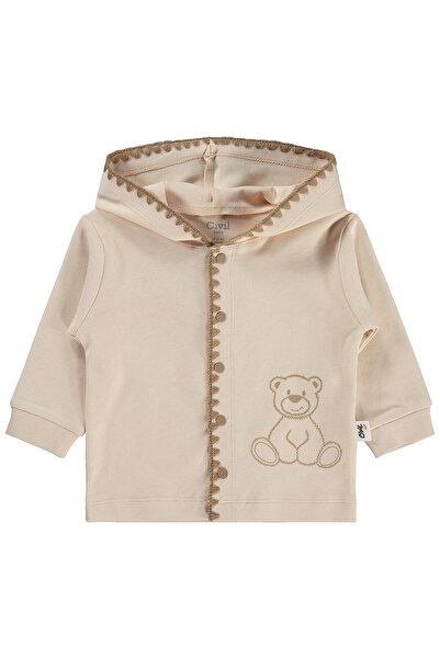 Civil Baby كارديجان مطبوع عليه Sweet Bear Sitting، مناسب للأعمار من 3 إلى 18 ...