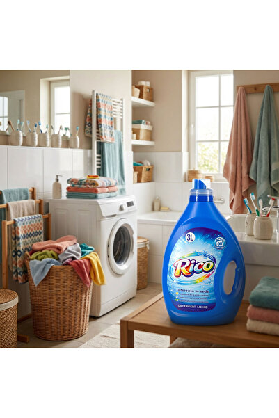 Rico Detergent Premium 3L RICO Υπερ-ισχυρό Υγρό (Υγρό Απορρυπαντικό)