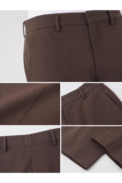 CLASSİCS MEN Caserta Regular Fit Stretch Fabric Men's Fabric Trousers - 7558
