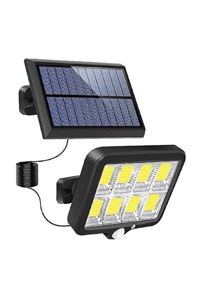 UNİBOX Lampa Solara, 160 Leduri Cob, Telecomanda, Senzor de Miscare si Panou ...