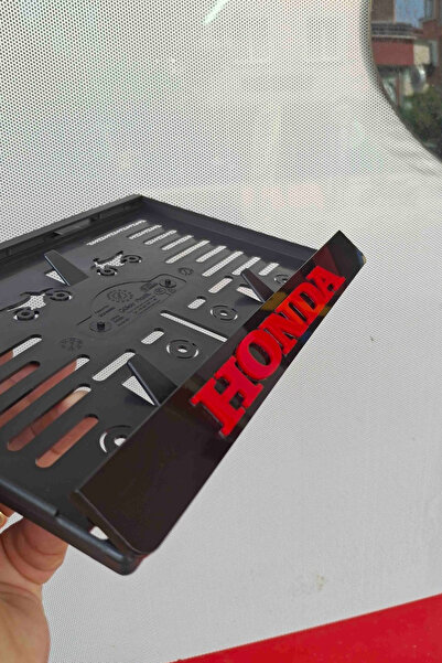 WOODDOOM Honda Yazılı Pleksi Motor Plakalık Tek ADET