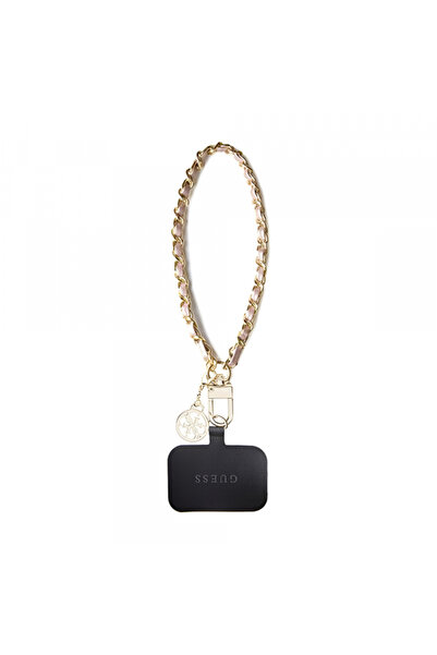 Guess Snur Τηλέφωνο Saffiano 4G Charm, Μαύρο