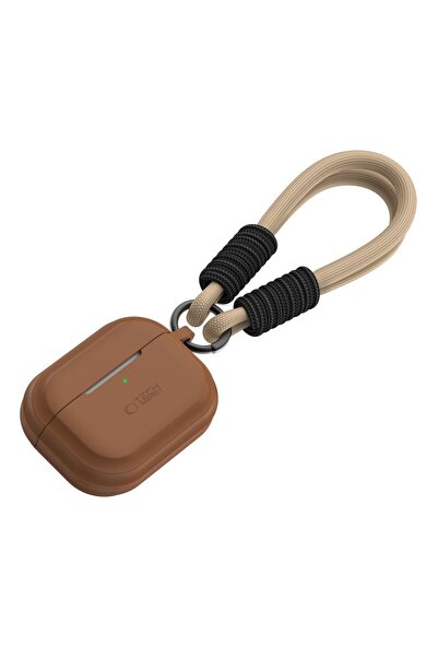 Tech-Protect Șnur de silicon Apple Airpods Pro 1 / 2 Maro ciocolatiu