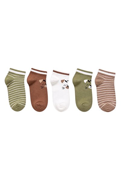 JUST SOCKS 5'Lİ BEBEK PAMUK PATİK ÇORAP
