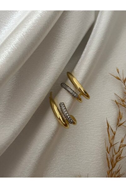 stainless steell Curved Model Steel Earrings