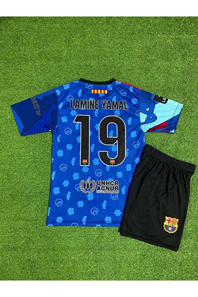 BREATHLESS Barcelona Lamine Yamal Özel Konsept Çocuk Forması (Brawl Stars)