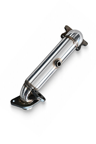 egzoz burada Honda Civic Downpipe Egzoz FD6 / FB7 / FC5 Uyumlu Krom Downpipe