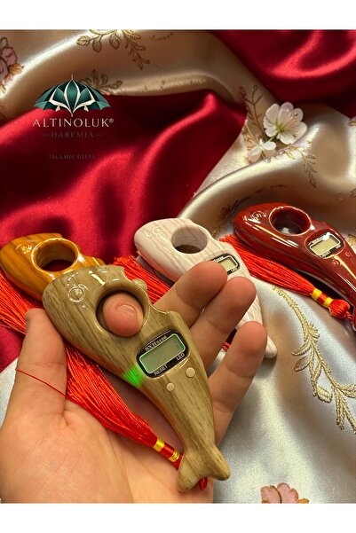 Altınoluk Haremia Balık Model Işıklı Tesbih Zikirmatik Karışık Renk LED’li Di...